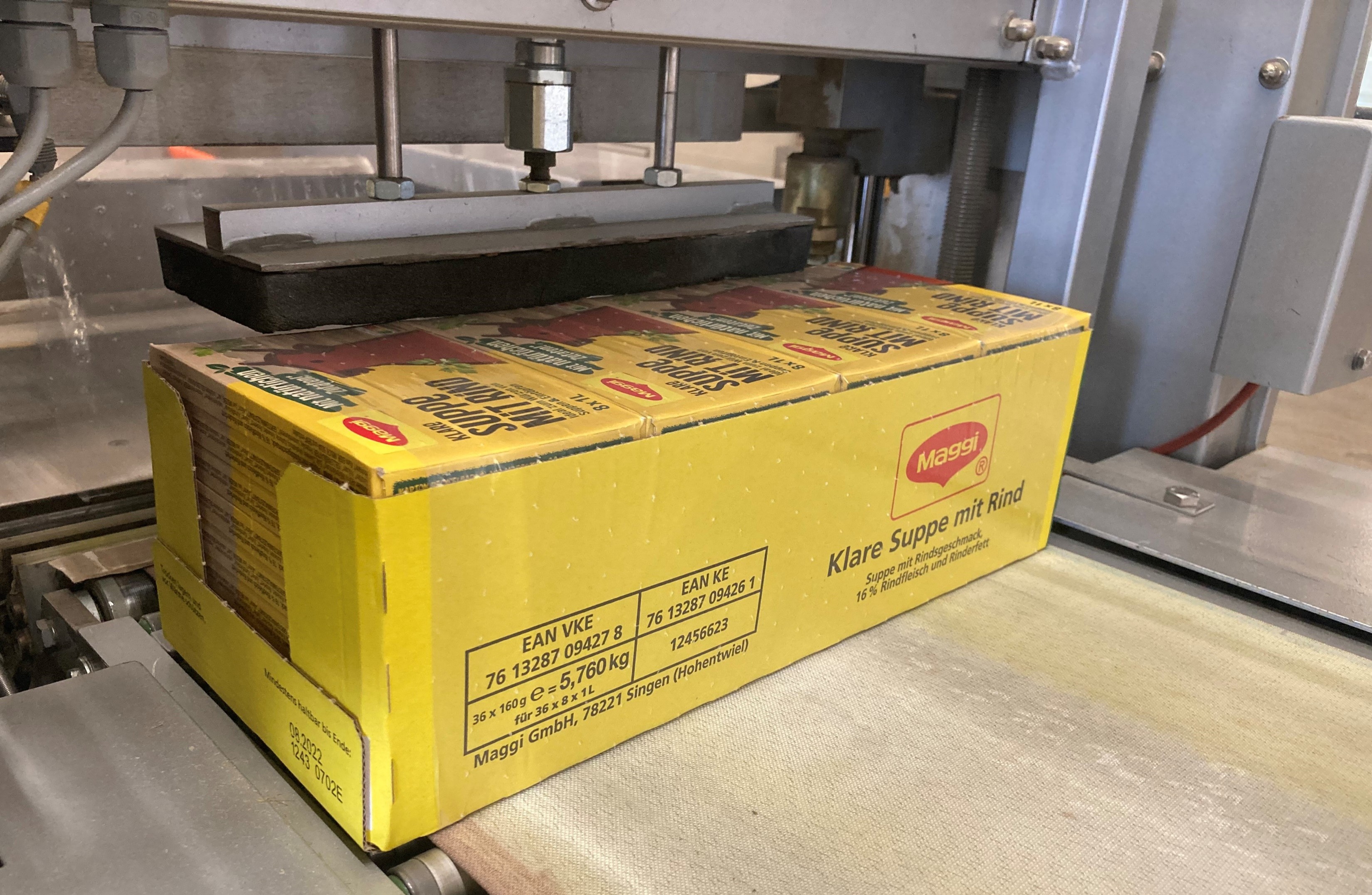Schrumpfgebinde-Tray mit Systalen® Rezyklat