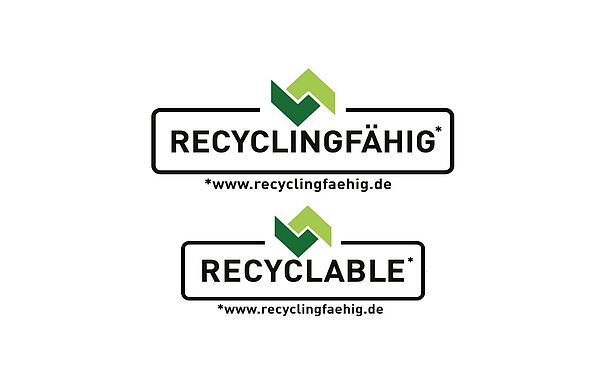 Der Grüne Punkt wertet sein Label Recyclingfähig/ Recyclable auf News Bild Der Grüne Punkt upgrades its "Recyclingfähig/Recyclable" label