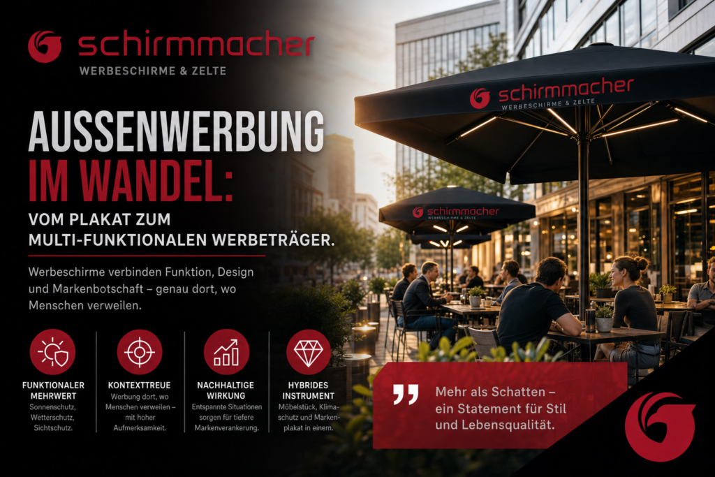 Out-of-Home-Werbung mit ROI: Wie Schirmmacher aus Werbeschirmen planbare Marketing-Investments macht